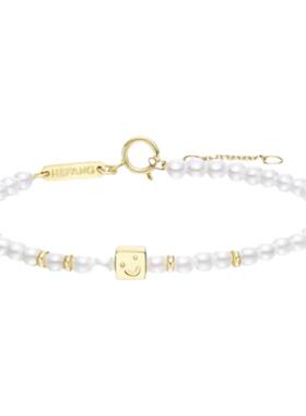 何方女笑脸珍珠手链轻奢周雨彤