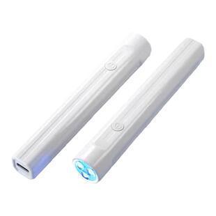 手持美甲一字灯小型便携蓄电款指甲光疗灯甲片烤灯美甲手持光疗灯