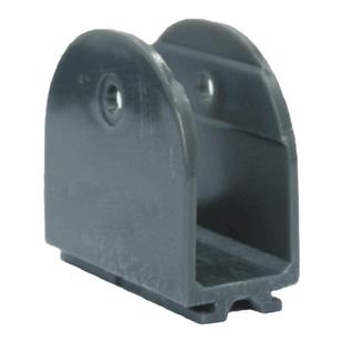 空降闸配件竖杆上下夹头连接件小区物业停车场门卫栅栏杆塑料接头