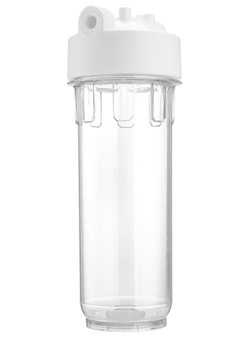10寸滤瓶前置过滤器家用净水器2/4分接头PP棉配件通用滤芯滤桶