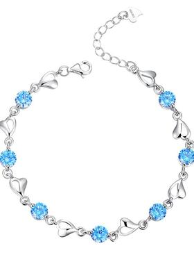 S999纯银手链女生日礼物送女友