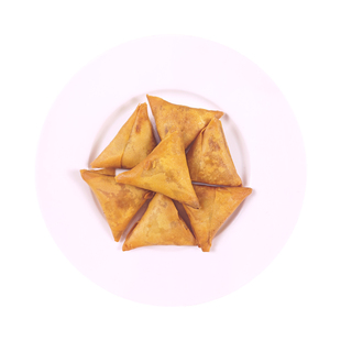 诚意德鲜蔬咖喱角三角春卷油炸小吃酒店餐厅冷冻半成品商用400g