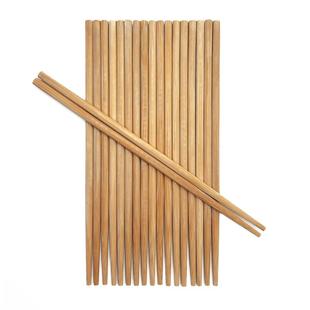 一次性筷子批发高档家用加粗长碳化独立装商用火锅店饭店青花竹筷