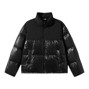 PONY波尼1972女士羽绒服新品户外鸭绒保暖短款羽绒服244W2OF31