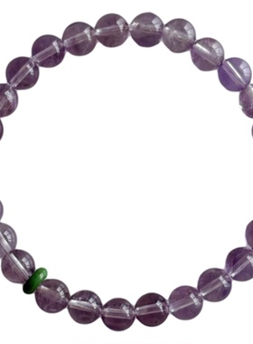 OkFineyard天然巴西紫水晶手串女精致高级感小众设计手链送礼上岸