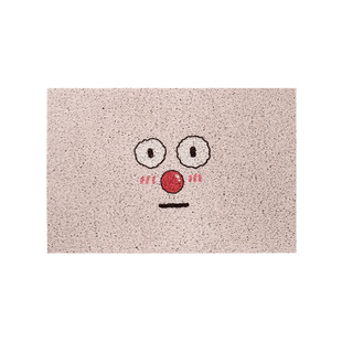 【入户】认真丝圈地垫  玄关专用脚垫家用地毯防滑耐磨 表情包