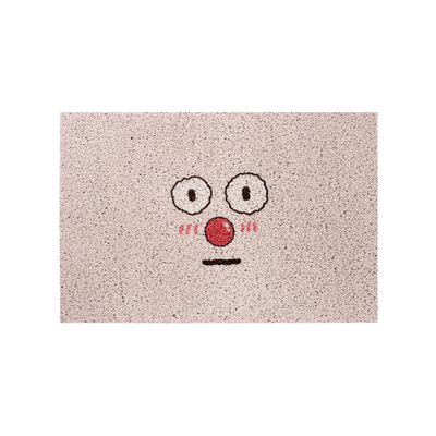 认真pvc趣味户外防滑丝圈垫