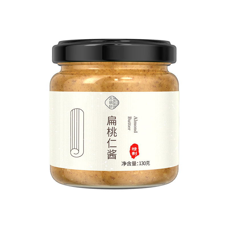 扁桃仁酱纯杏仁花生坚果酱抹面包