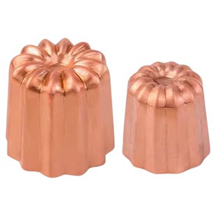 风和日丽可露丽模具Canneles甜点烤模小蛋糕卡娜蕾纯铜可丽露铜模