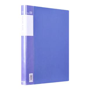 得力文件夹透明插页a4资料册档案夹收纳册文件袋档案整理办公用品合同夹试卷活页夹产检孕检乐谱夹奖状收集册