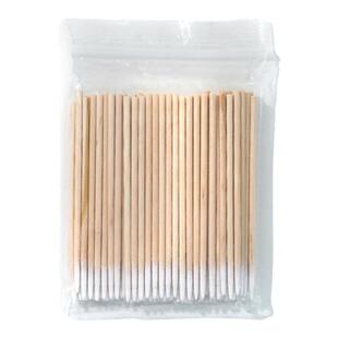 美甲防溢胶棉签甲面清洁工具小头细美甲店专用多功能尖头棉头清理