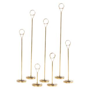 不锈钢餐牌架台号牌夹餐厅宴会立式桌号牌夹台卡架菜牌夹婚礼桌牌