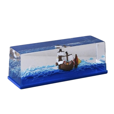 泰坦尼克号流体漂流瓶电脑桌摆件