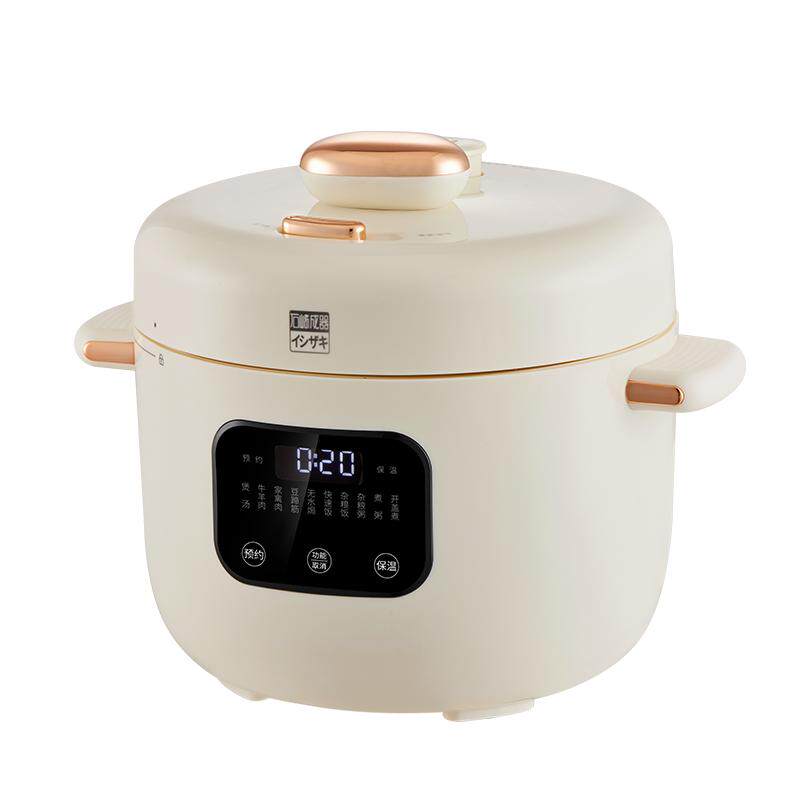 日本石崎成器电压力锅家用小型多功能珐琅3L高压锅电饭锅煲新款
