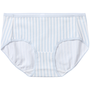 tutuanna中腰内裤女 新款卡通兔子图案全棉裆透气三角内裤女3条装