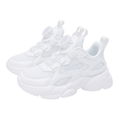 德尔惠小白鞋网面软底休闲运动鞋