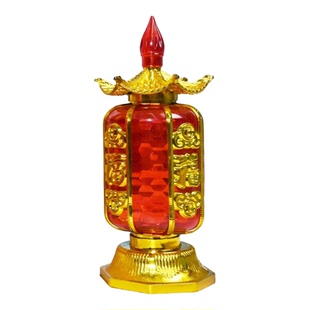 正月十五送灯春元宵灯节清明烛台蜡烛发光电子祈福长寿明灯祭祖