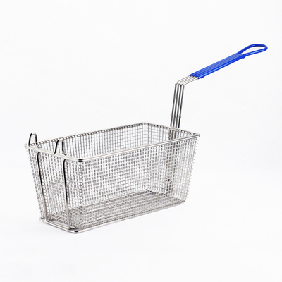 不锈钢加厚加大炸网26A炸网篮薯条油炸网滤油筛 炸网 长炸篮炸筐