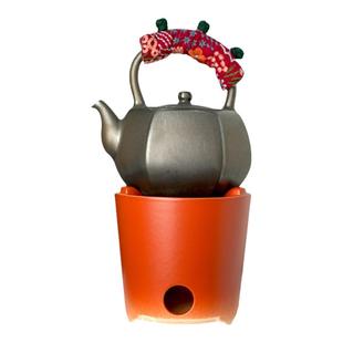 名道堂 围炉煮茶炉景德镇窑变黑碳炉明火炉煮茶器木炭茶炉煮水壶