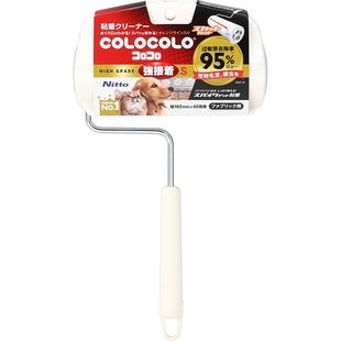 日本进口NITTO除螨粘毛滚强黏着可撕式滚筒粘毛器 床上毛发灰尘粘
