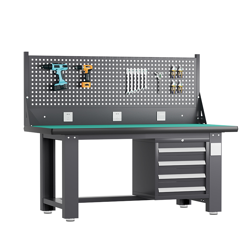 加厚重型工作台钳工台工厂车间防静电工作台学校实验室维修工具桌