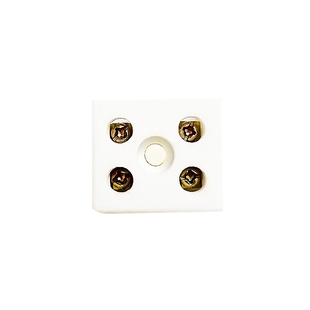 耐高温铜芯高频陶瓷接线端子接头柱子2位5眼纯铜大功率220V30A