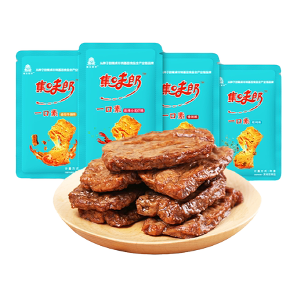 集味郎手撕素肉素牛排豆干零食豆制品办公追剧解馋小吃独立袋装