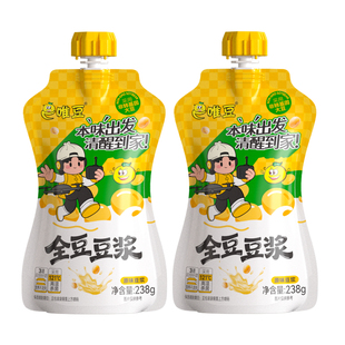 全豆豆浆原味谷类黑豆花生豆奶商用袋装即饮学生家庭上班族早餐