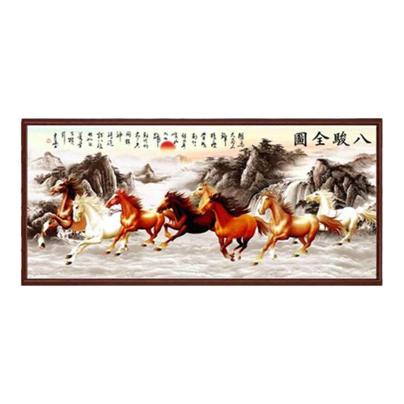 长城画靠山图自粘贴画办公室装饰画客厅沙发背景有山无水大靠山