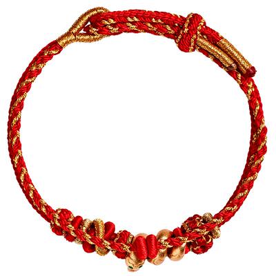 普陀山卷卷蛇红绳编织手绳