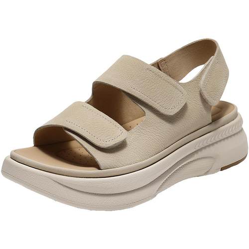 百丽休闲凉鞋女士2025夏季新款厚底勃肯鞋软底凉鞋子D9J2DBL5