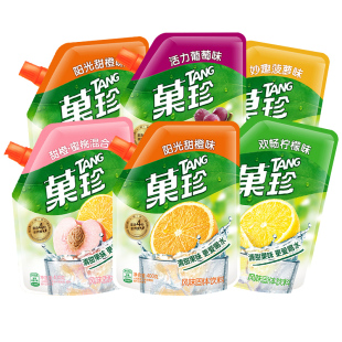 卡夫菓珍阳光甜橙味400g*4袋壶嘴装冲饮速溶果珍固体饮料果汁粉