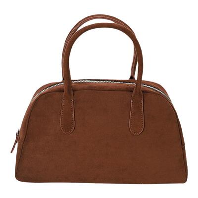 定制款韩国通勤休闲麂皮绒手提包