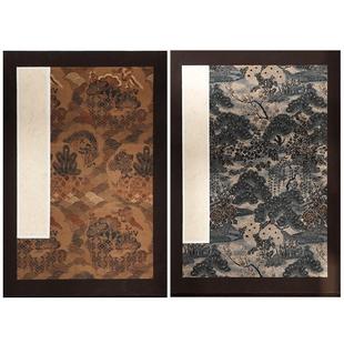 加厚册页宣纸本手工宣纸书法作品空白山水画书画国书画生宣小楷硬笔折页本画册奏折式折子本12折24页国展专用