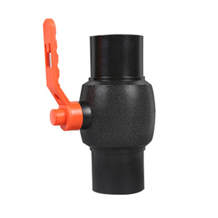 PE大流量对接球阀63 75 90 110 160水管对焊阀门全新料焊接开关