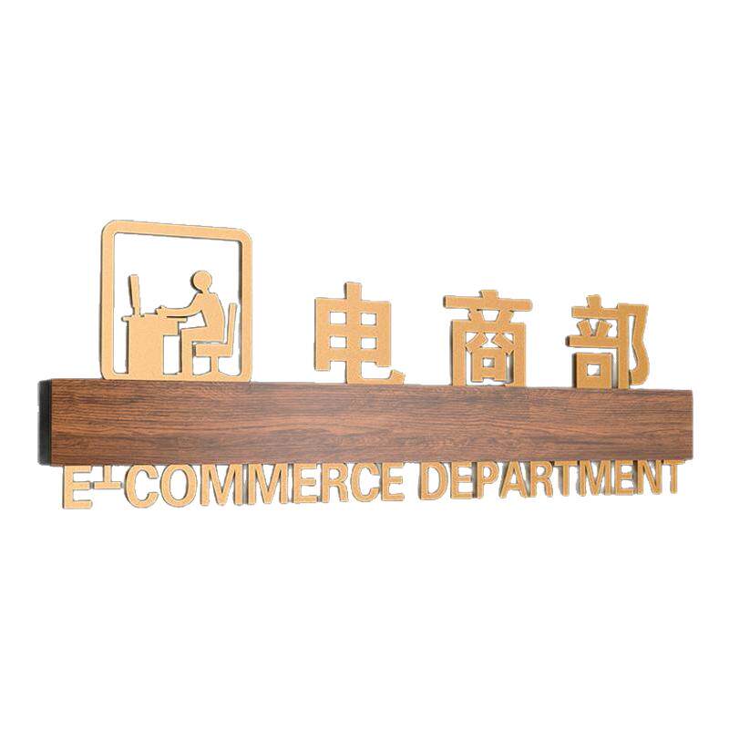 电商公司运营部门办公室门牌定制
