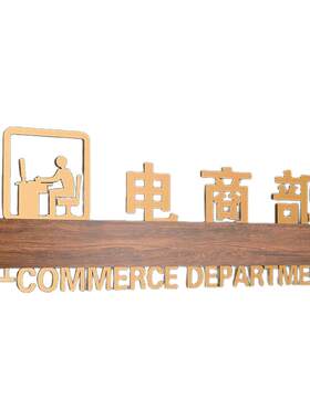 电商公司运营部门办公室门牌定制