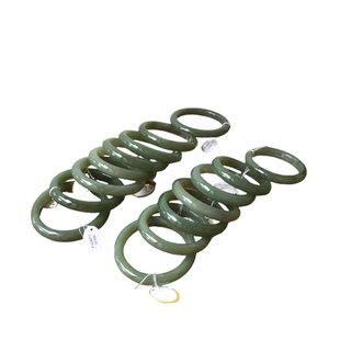 50-58mm小圈口内径天然和田玉青海料手镯 青玉扁条细宽条玉镯女款