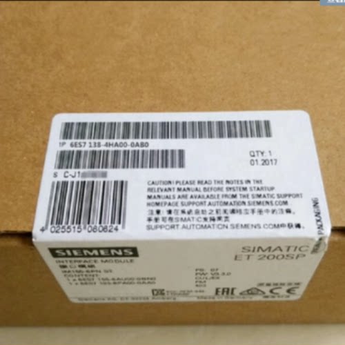 议价6ES7138-4HA00-0AB0西门子IM151CPU接口模块6ES71384HA000AB0