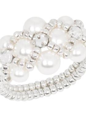 施家珍珠戒指女轻奢高级感指环女