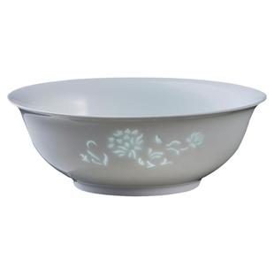 古镇陶瓷 景德镇高温玲珑瓷汤碗 中式白瓷餐具8-9英寸陶瓷大汤碗