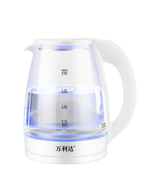 电热水壶玻璃烧水壶家用万利达316不锈钢保温热水器大容量食品级
