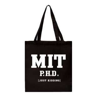 恶搞MIT大学麻省理工学院美国搞笑帆布包I纪念品环保购物袋拉链