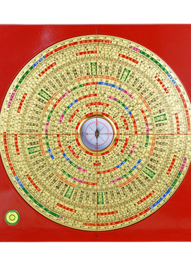 精工三合罗盘高精度专业高档黄铜随身定位地质测量八卦罗经仪摆件