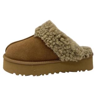 真皮羊羔毛一体厚底毛毛鞋女包头半拖鞋2025冬新款外穿舒适雪地鞋