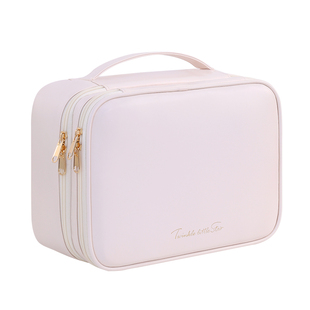 高级化妆包女2026新款便携式外出旅行大容量分区收纳包手提洗漱包