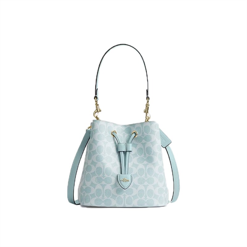COACH/蔻驰官方 奥莱款女士单肩斜挎手提包水桶包CEZ36