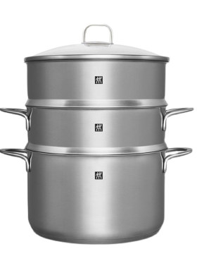 双立人nova24cm家用多层蒸煮锅