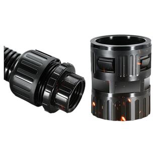 尼龙波纹管内螺纹防水接头公制M快速连接穿线管直插G型内丝固定头