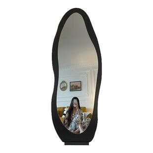 中古全身镜落地镜家用异形穿衣镜女生卧室高级感网红壁挂试衣镜子